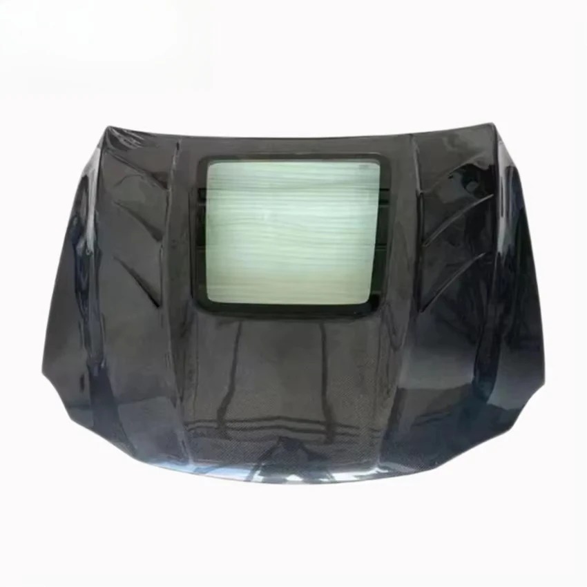 Suitable for 06-12  IS Carbon Fiber Transparent Glass Front Engine Hood